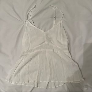 Abercrombie & Fitch Babydoll White Top